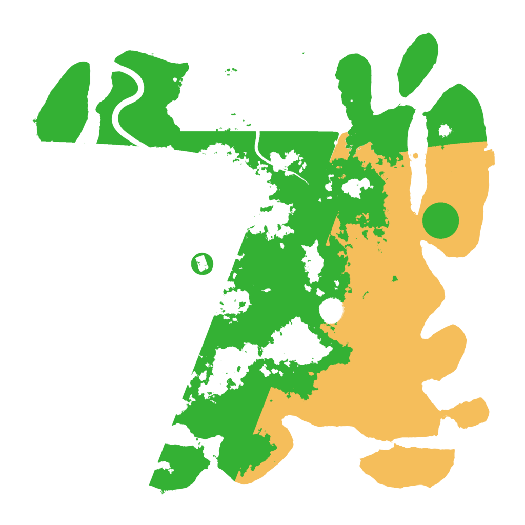 Biome Rust Map: Procedural Map, Size: 3800, Seed: 8526