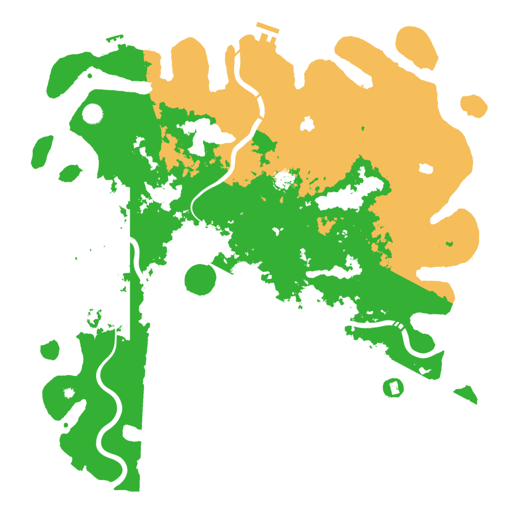 Biome Rust Map: Procedural Map, Size: 4500, Seed: 901867111