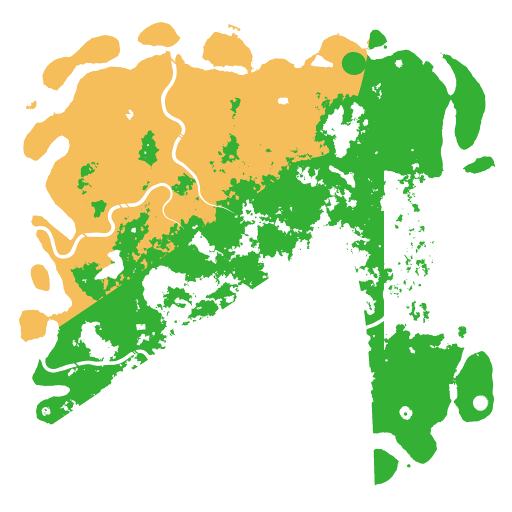 Biome Rust Map: Procedural Map, Size: 6000, Seed: 2050235273