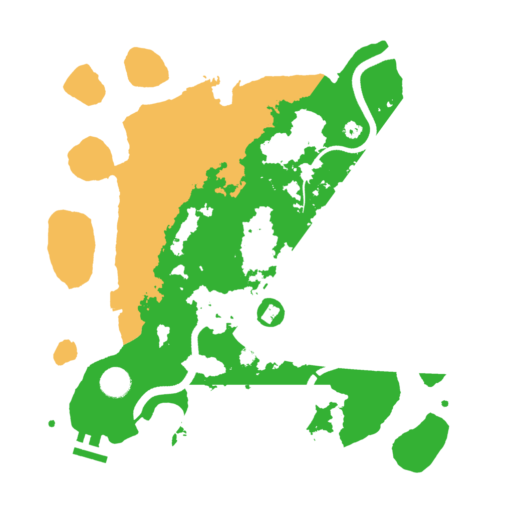 Biome Rust Map: Procedural Map, Size: 3000, Seed: 1966806857