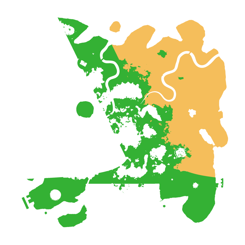 Biome Rust Map: Procedural Map, Size: 4000, Seed: 1337302103
