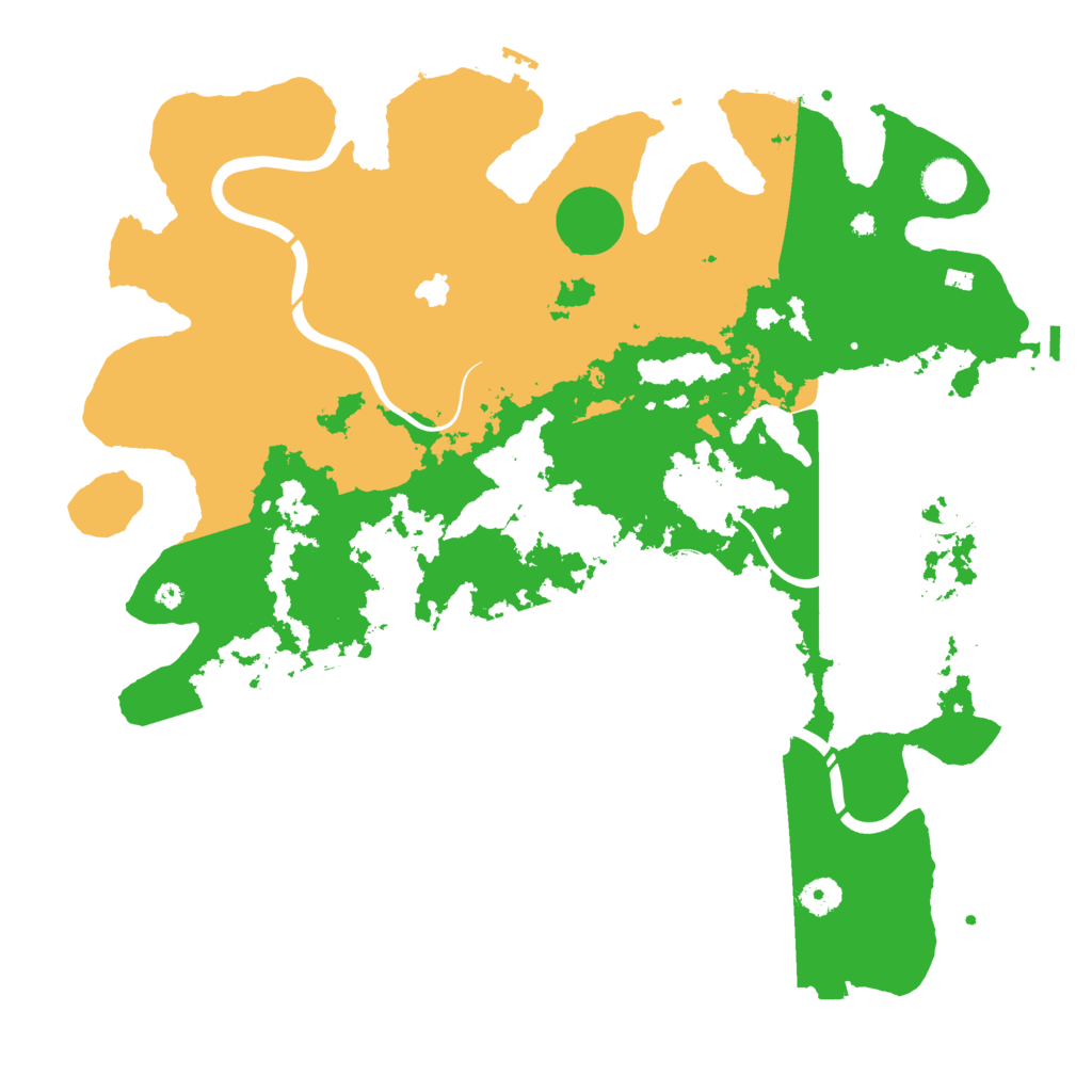 Biome Rust Map: Procedural Map, Size: 4250, Seed: 774927183
