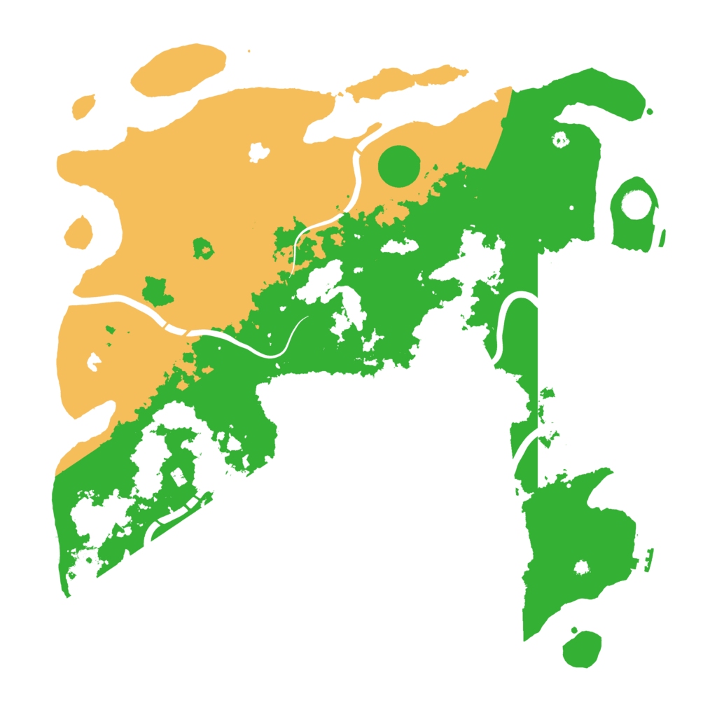 Biome Rust Map: Procedural Map, Size: 4500, Seed: 41288691