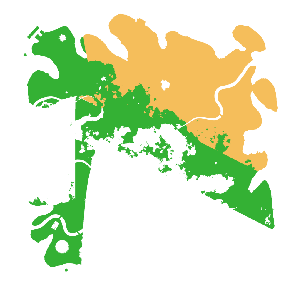 Biome Rust Map: Procedural Map, Size: 4000, Seed: 2011172143