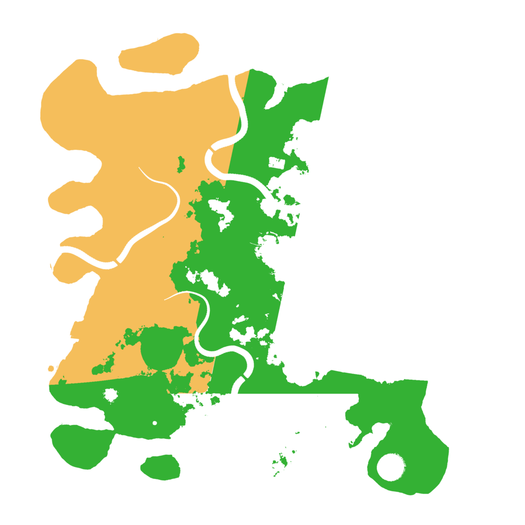 Biome Rust Map: Procedural Map, Size: 3500, Seed: 1111314459
