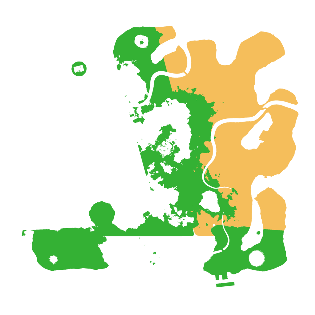 Biome Rust Map: Procedural Map, Size: 3500, Seed: 1368400426