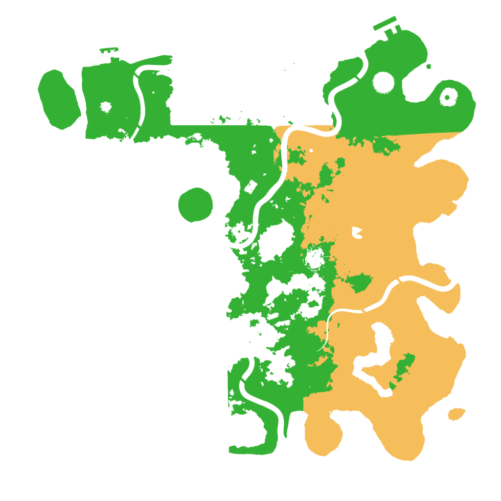 Biome Rust Map: Procedural Map, Size: 4100, Seed: 472095789