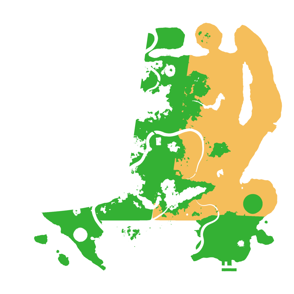 Biome Rust Map: Procedural Map, Size: 4000, Seed: 1706931432