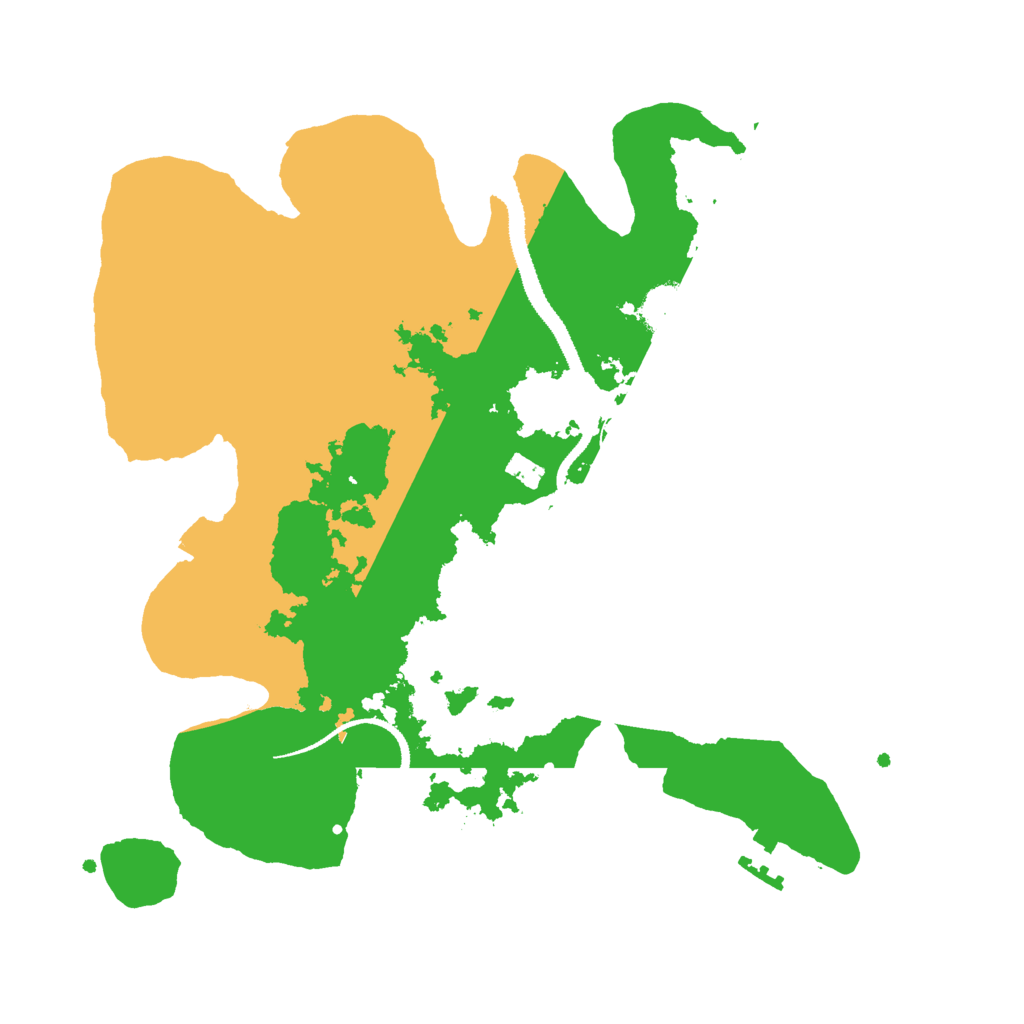 Biome Rust Map: Procedural Map, Size: 3000, Seed: 837498343