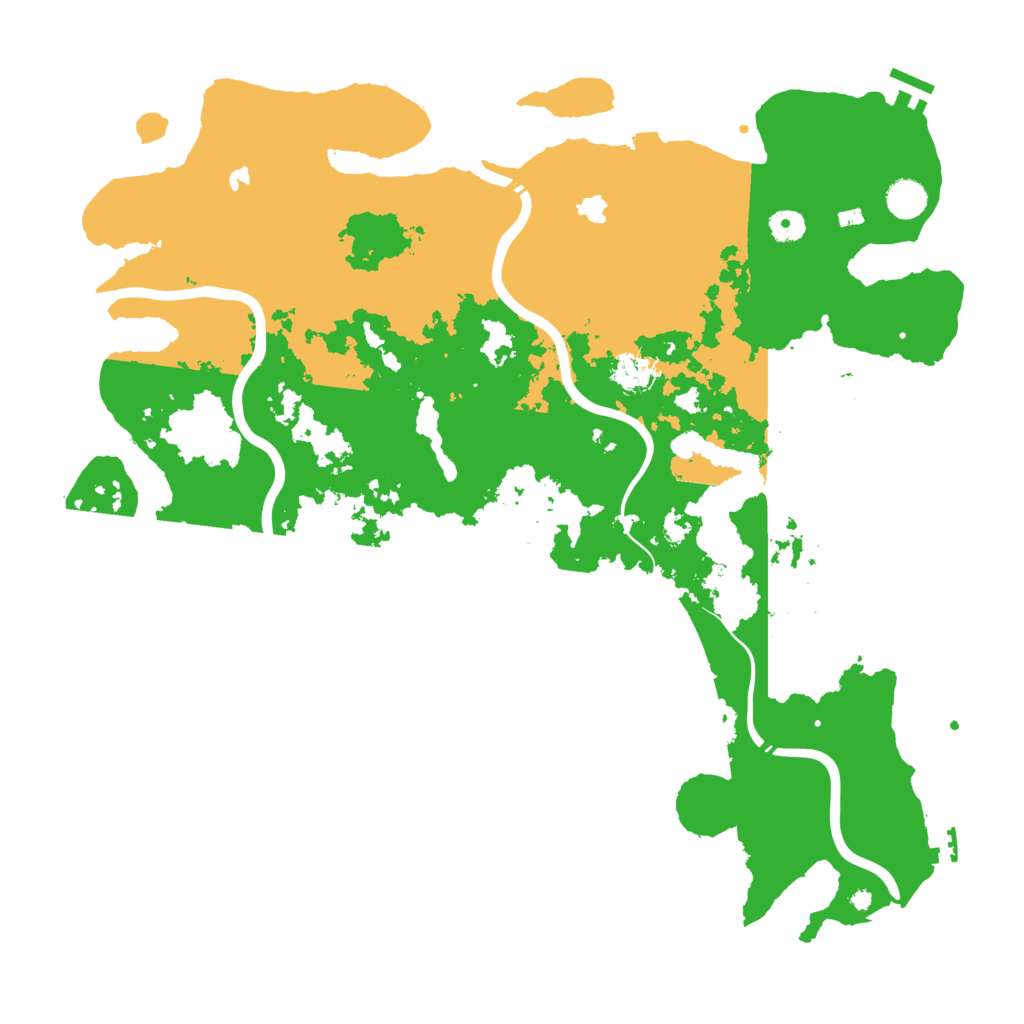 Biome Rust Map: Procedural Map, Size: 4500, Seed: 1435818351