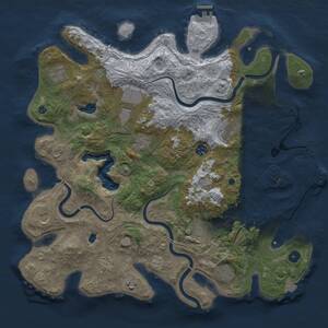Thumbnail Rust Map: Procedural Map, Size: 4250, Seed: 2125564517, 17 Monuments