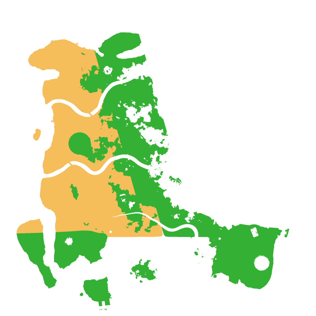 Biome Rust Map: Procedural Map, Size: 3750, Seed: 112669