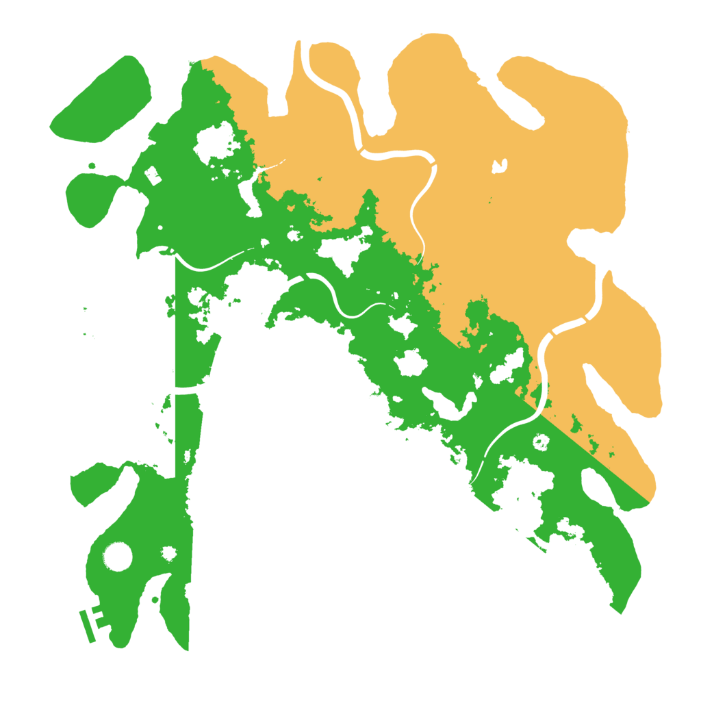 Biome Rust Map: Procedural Map, Size: 4250, Seed: 238574