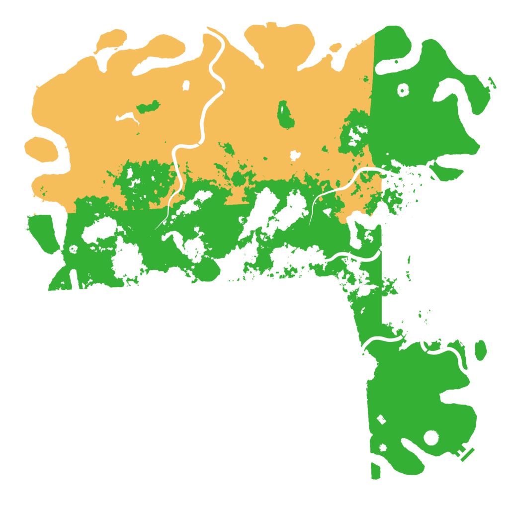 Biome Rust Map: Procedural Map, Size: 6000, Seed: 336828379