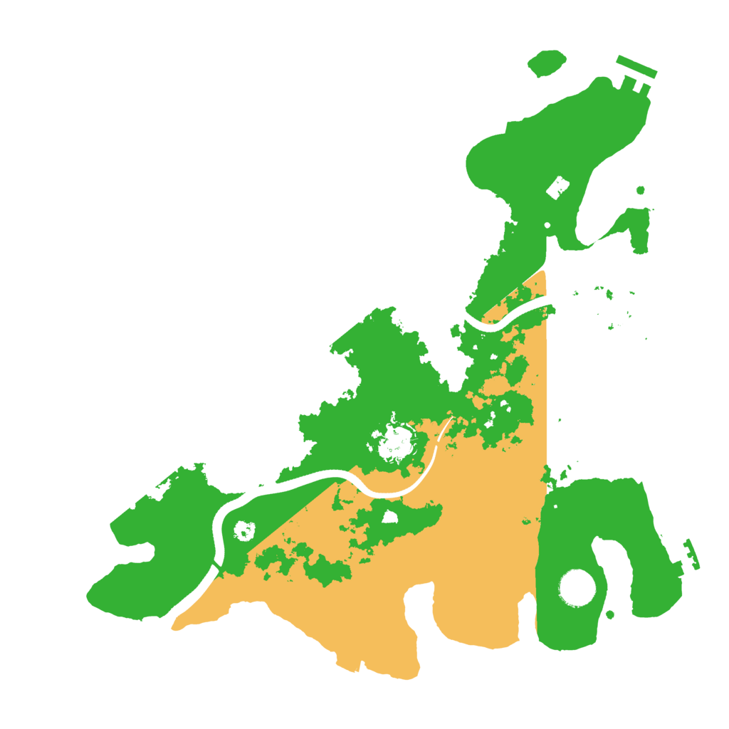 Biome Rust Map: Procedural Map, Size: 3500, Seed: 382657809