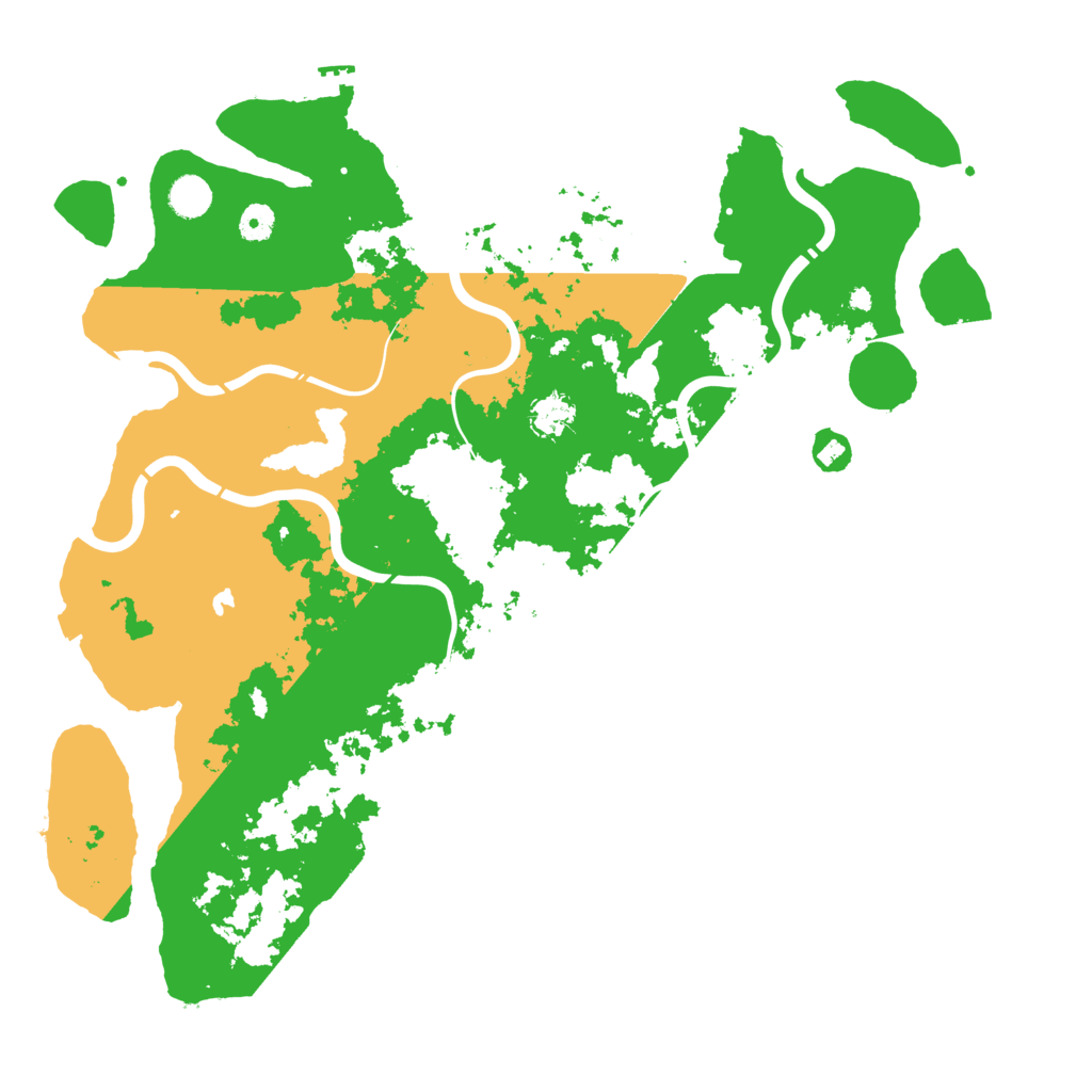 Biome Rust Map: Procedural Map, Size: 4500, Seed: 164076621