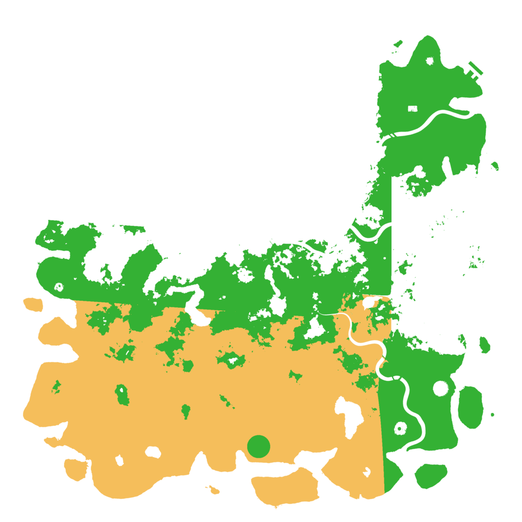 Biome Rust Map: Procedural Map, Size: 6000, Seed: 397481212