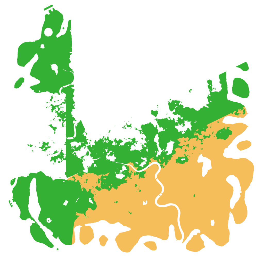 Biome Rust Map: Procedural Map, Size: 5500, Seed: 88127418
