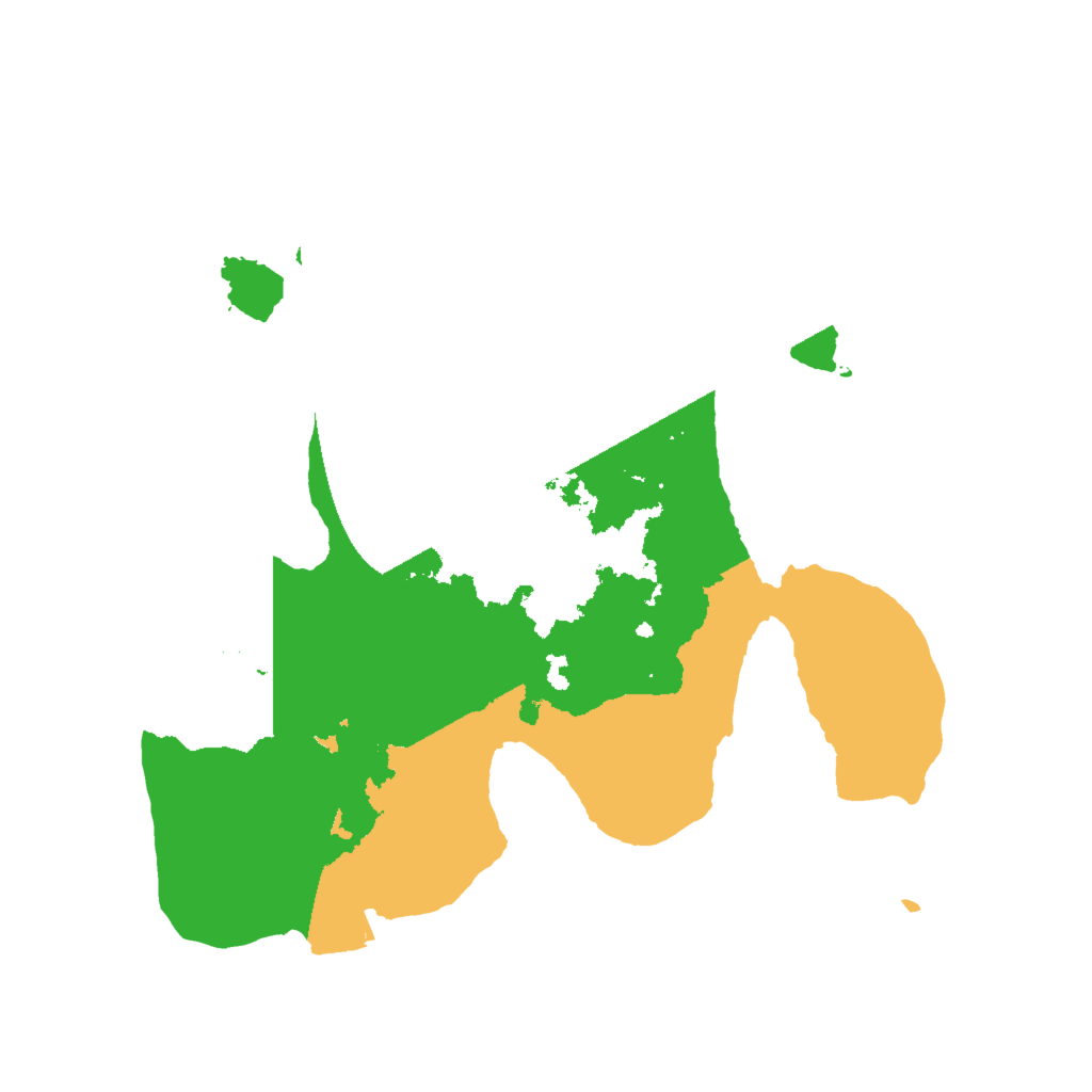 Biome Rust Map: Procedural Map, Size: 2000, Seed: 1929838107