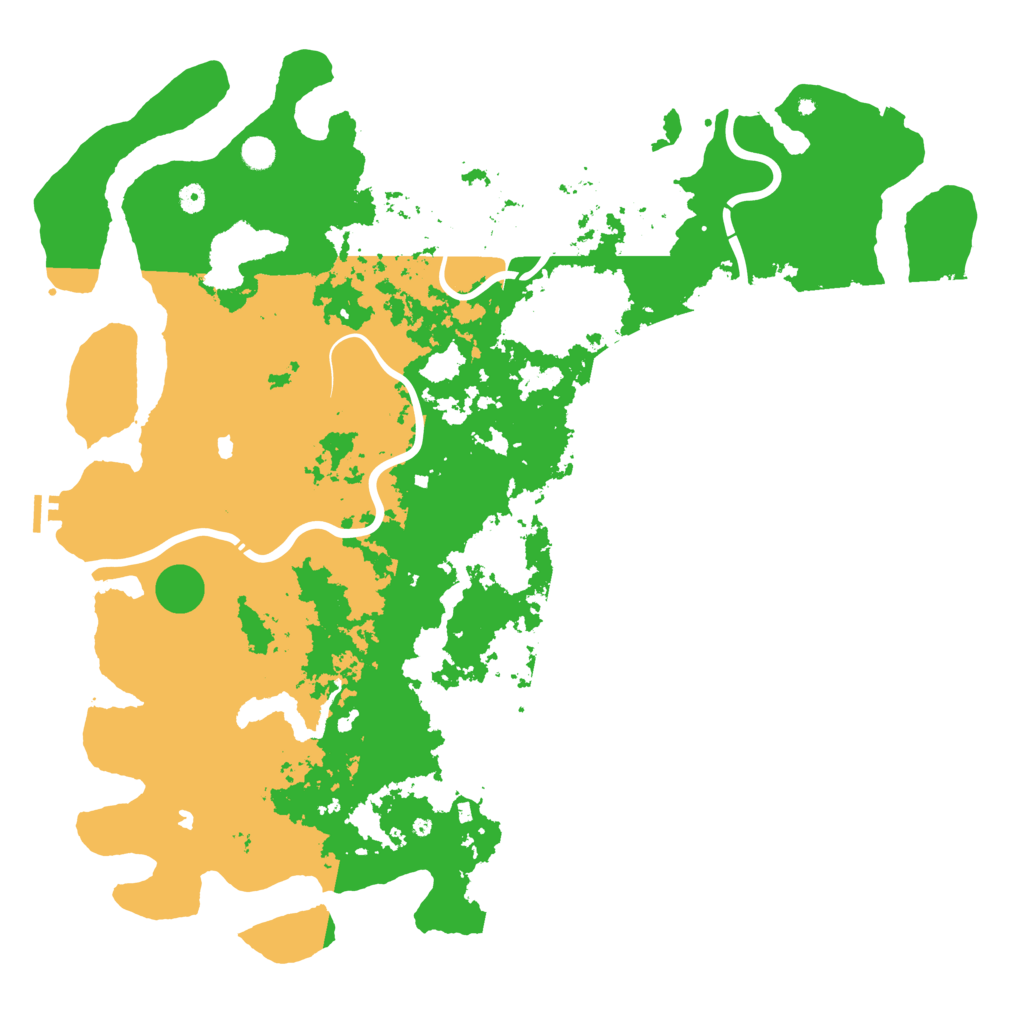 Biome Rust Map: Procedural Map, Size: 5500, Seed: 1887952370