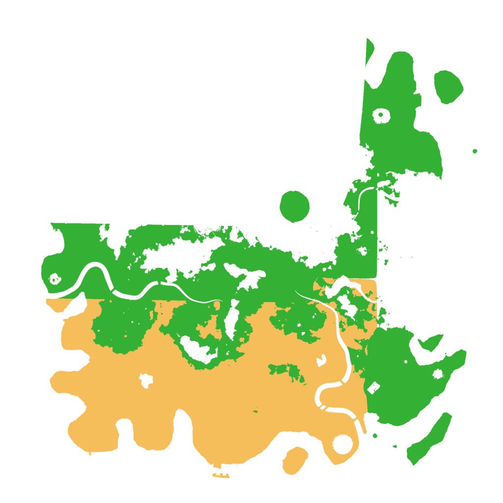 Biome Rust Map: Procedural Map, Size: 4500, Seed: 10250102