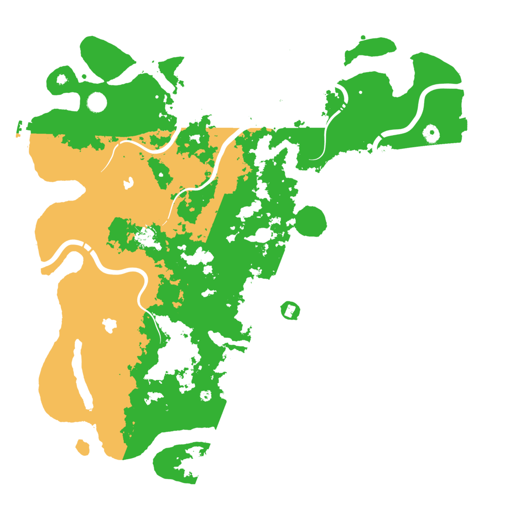 Biome Rust Map: Procedural Map, Size: 4500, Seed: 998271976