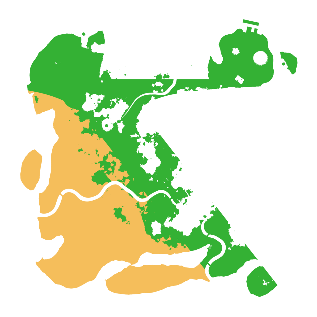 Biome Rust Map: Procedural Map, Size: 3950, Seed: 701899