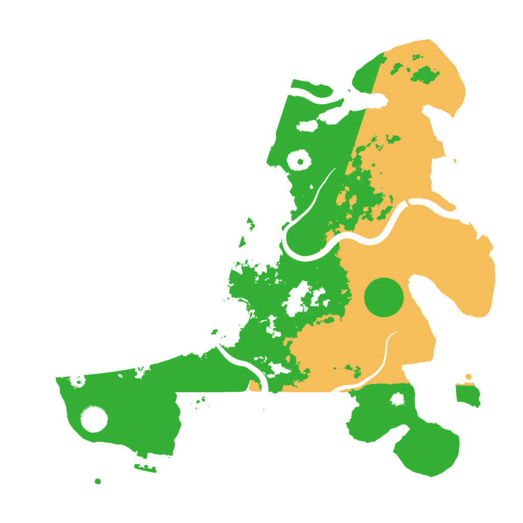 Biome Rust Map: Procedural Map, Size: 3500, Seed: 1527750927