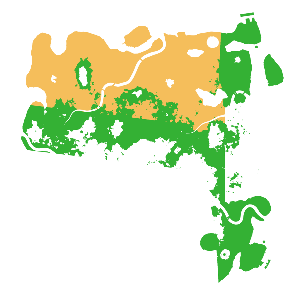 Biome Rust Map: Procedural Map, Size: 4500, Seed: 1950992368