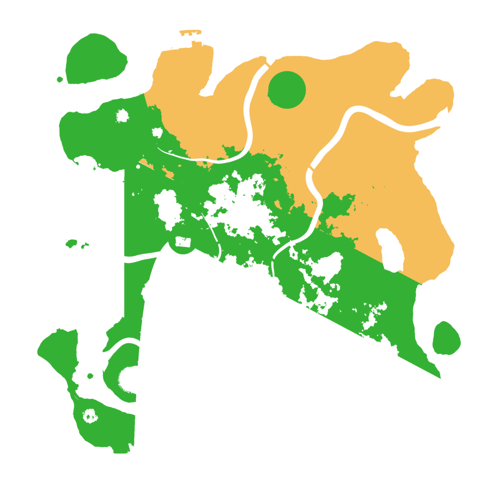 Biome Rust Map: Procedural Map, Size: 3500, Seed: 2018319435