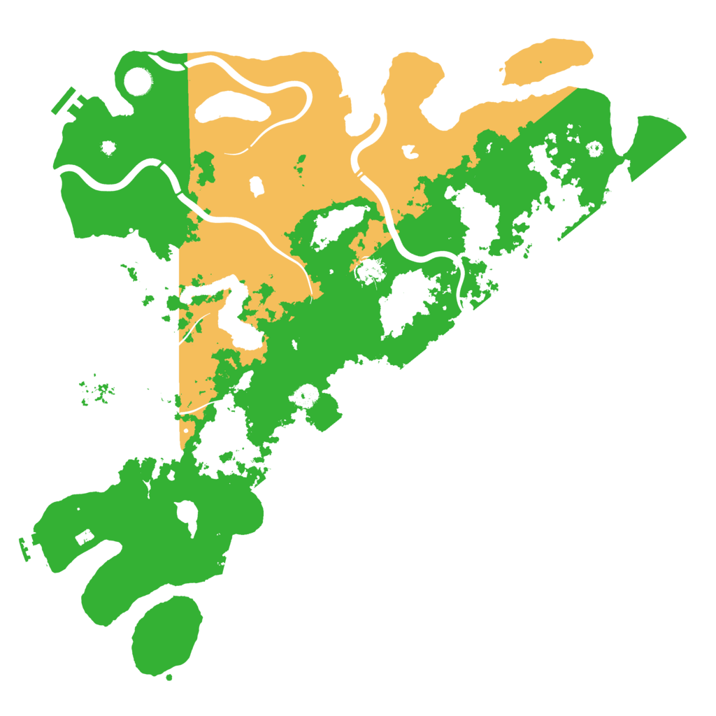 Biome Rust Map: Procedural Map, Size: 4500, Seed: 968274463
