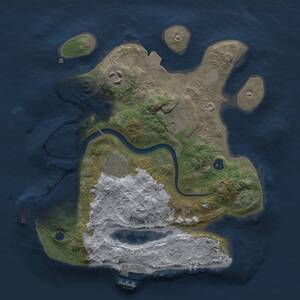 Thumbnail Rust Map: Procedural Map, Size: 2700, Seed: 867168727, 9 Monuments