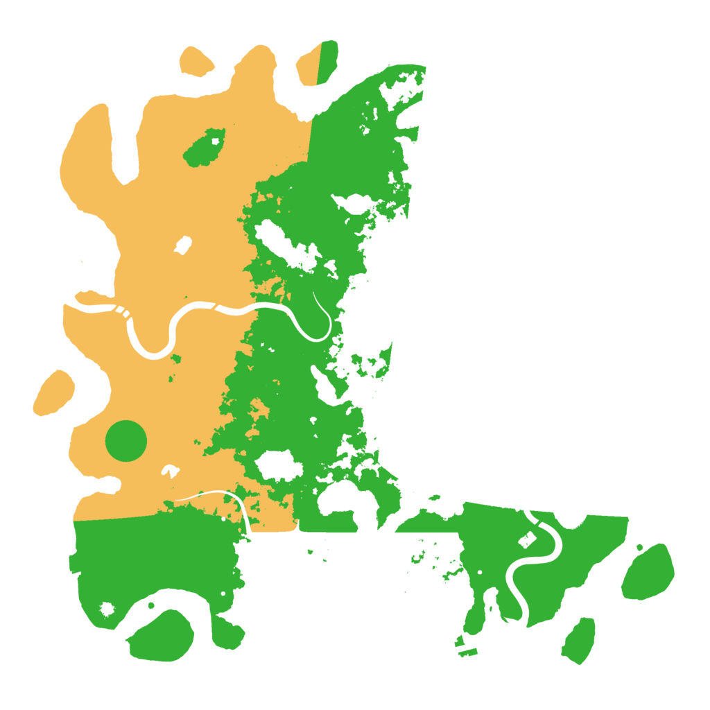 Biome Rust Map: Procedural Map, Size: 4500, Seed: 1380171725