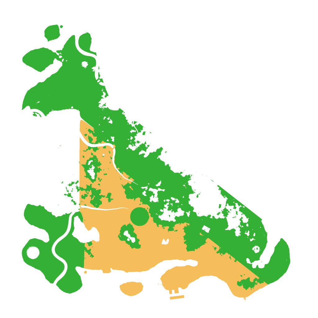 Biome Rust Map: Procedural Map, Size: 4500, Seed: 661419907