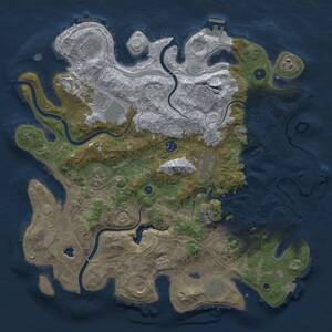 Thumbnail Rust Map: Procedural Map, Size: 4250, Seed: 731646379, 17 Monuments