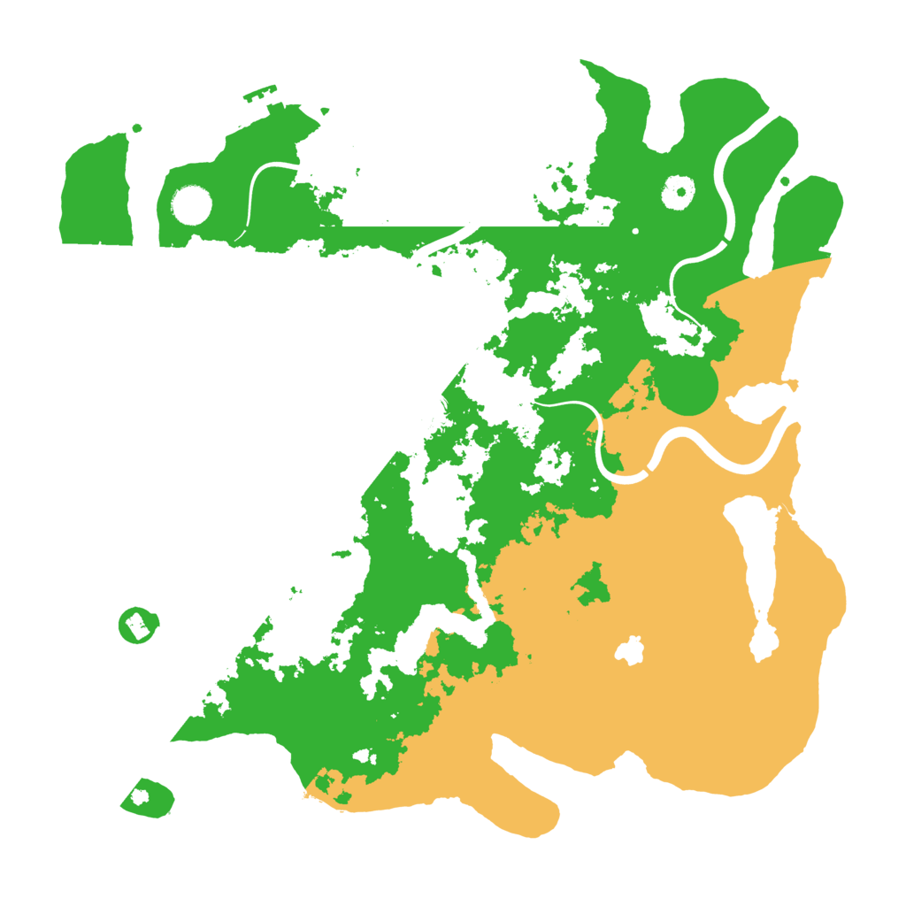 Biome Rust Map: Procedural Map, Size: 4000, Seed: 7787555