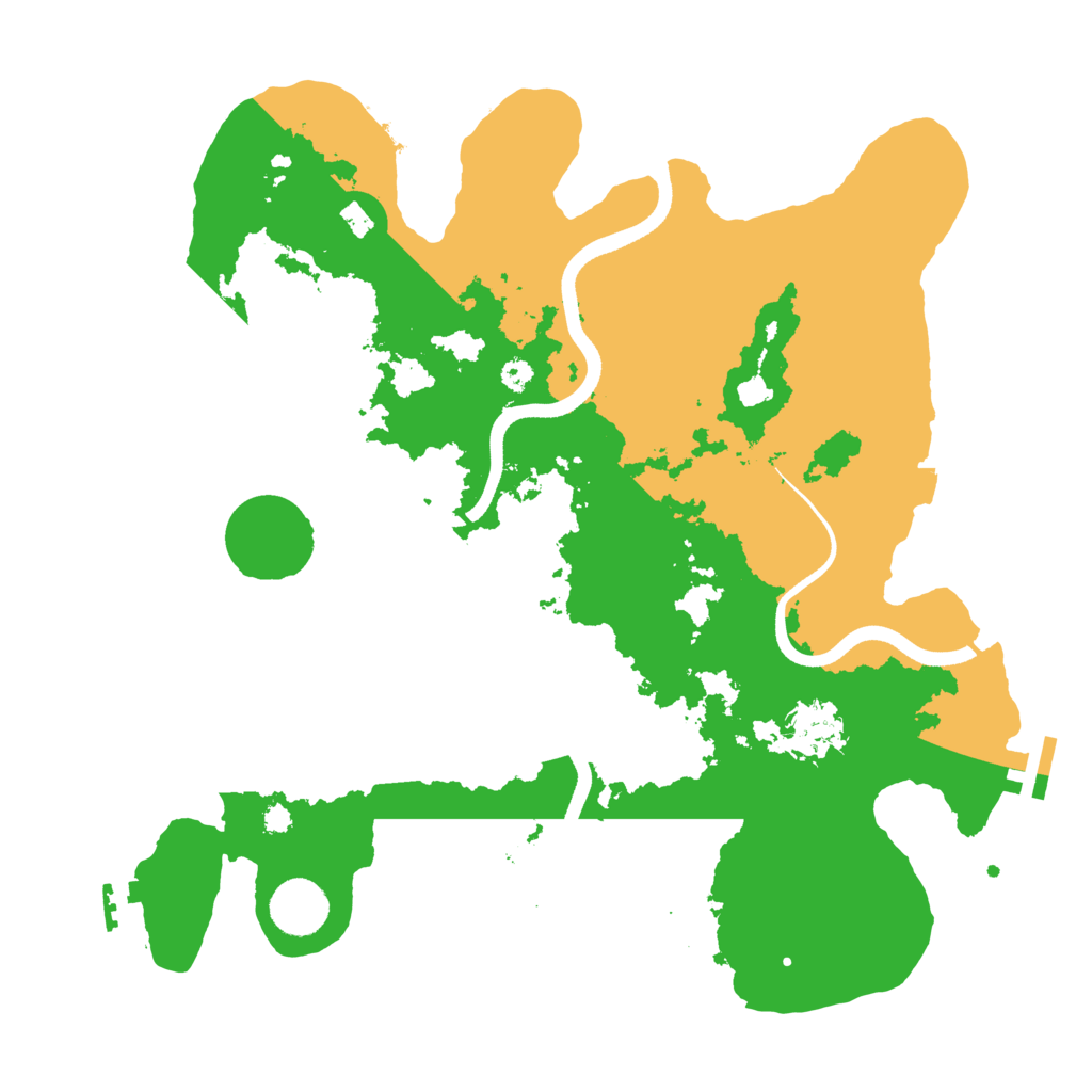 Biome Rust Map: Procedural Map, Size: 3500, Seed: 1725825509