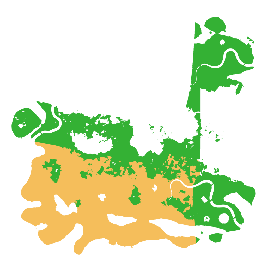 Biome Rust Map: Procedural Map, Size: 4500, Seed: 327