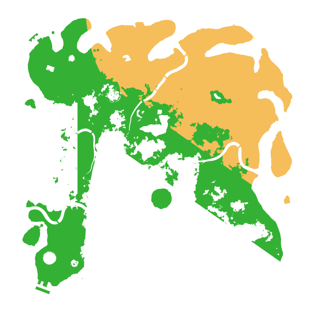 Biome Rust Map: Procedural Map, Size: 4250, Seed: 1087321836