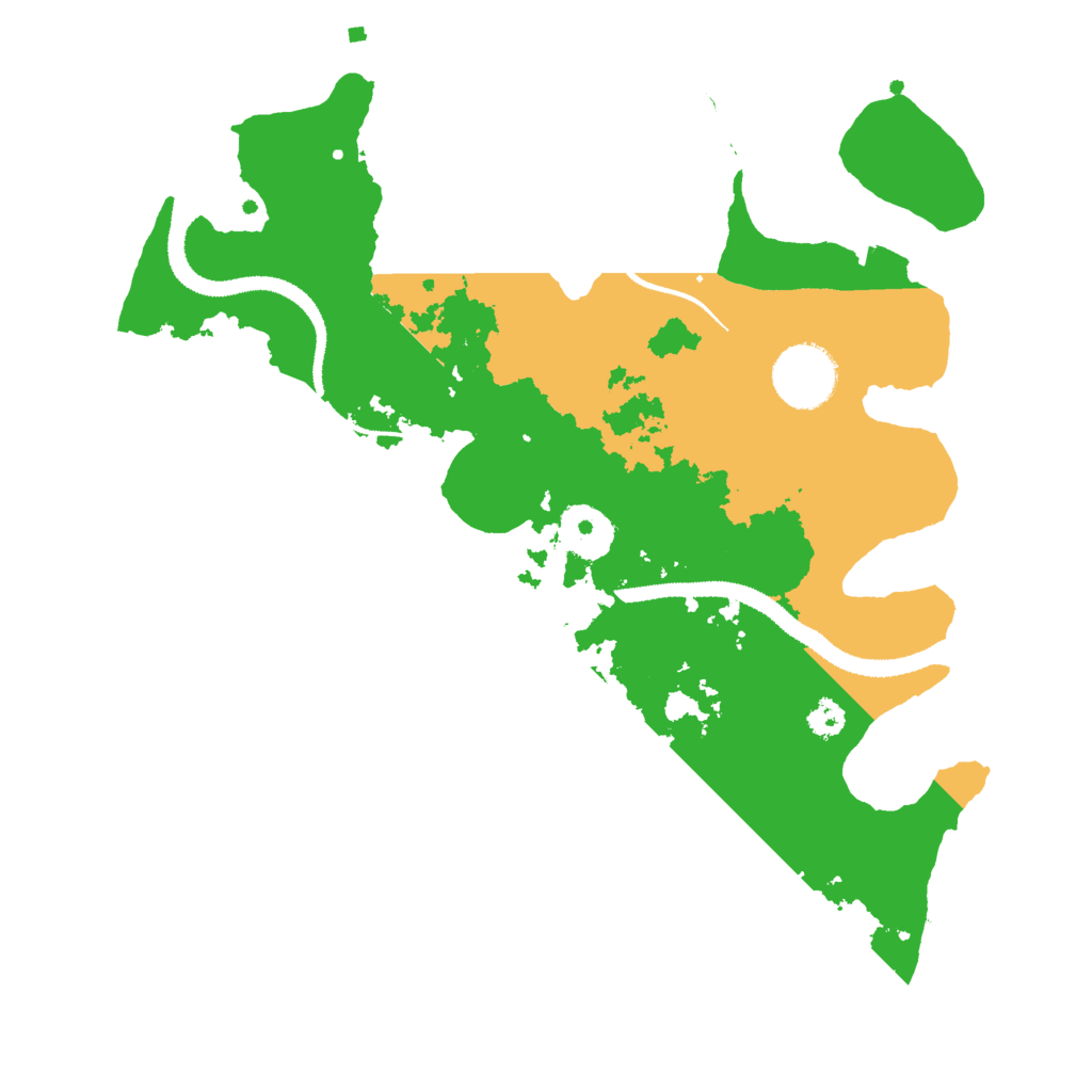 Biome Rust Map: Procedural Map, Size: 3000, Seed: 4187563
