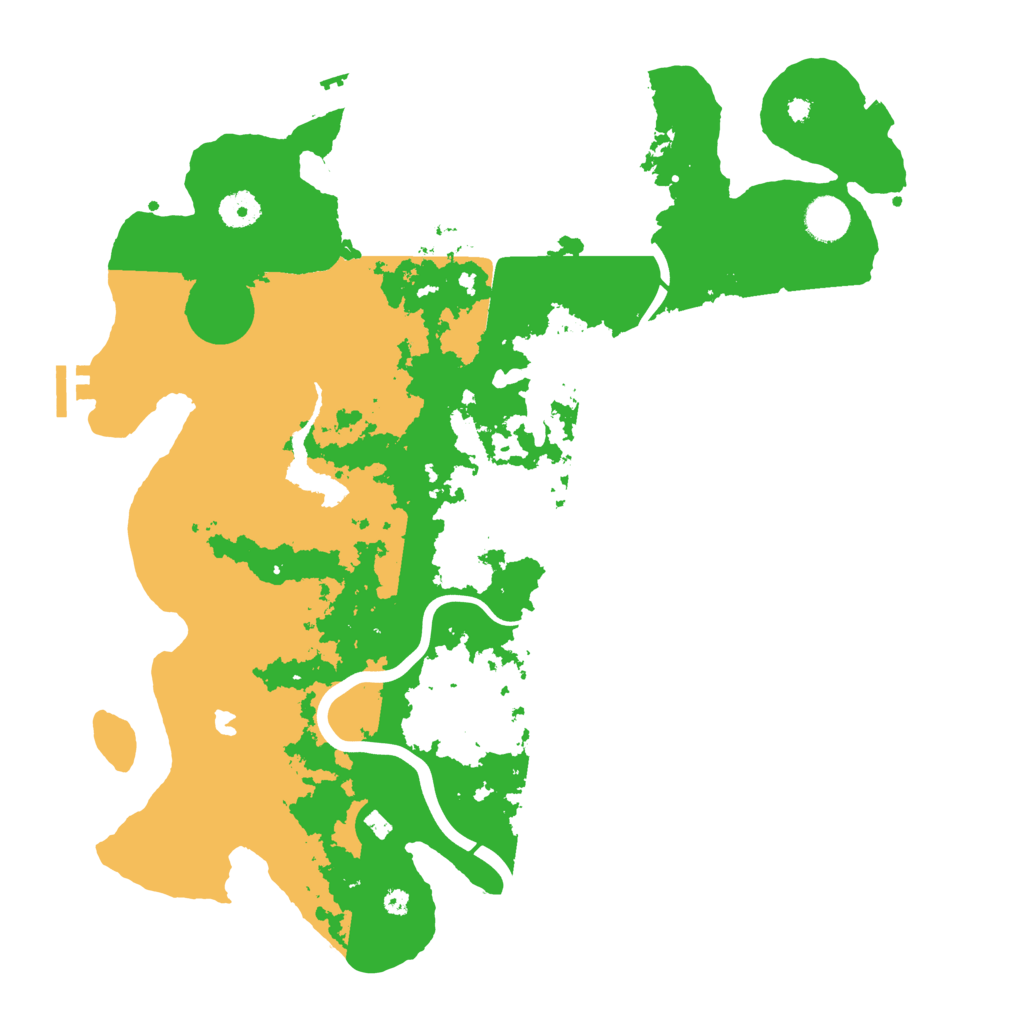 Biome Rust Map: Procedural Map, Size: 4000, Seed: 19859