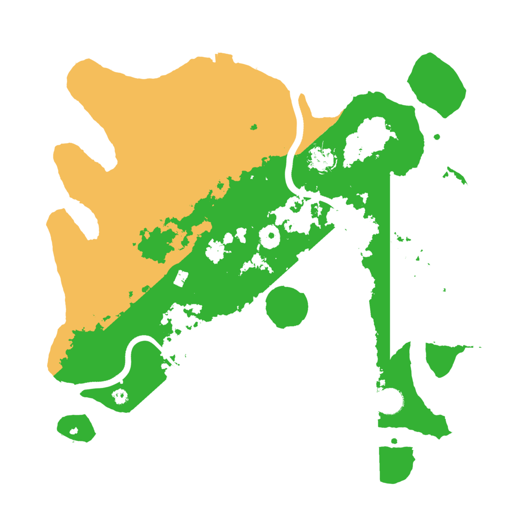 Biome Rust Map: Procedural Map, Size: 3500, Seed: 748521353