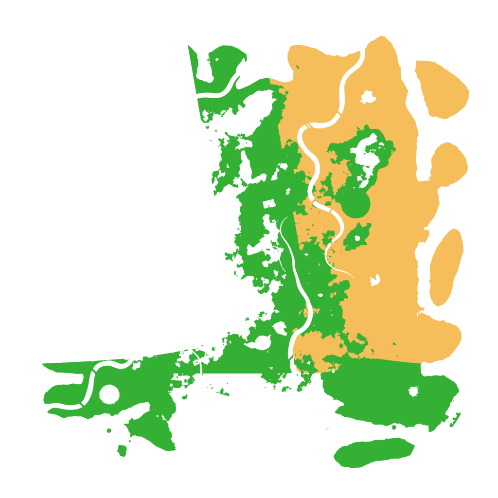 Biome Rust Map: Procedural Map, Size: 4500, Seed: 391877716
