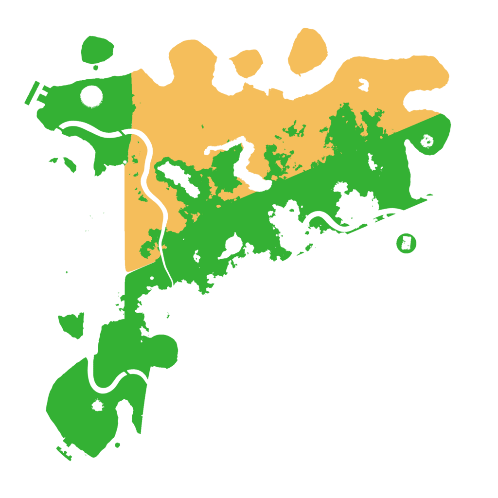 Biome Rust Map: Procedural Map, Size: 4000, Seed: 54578810