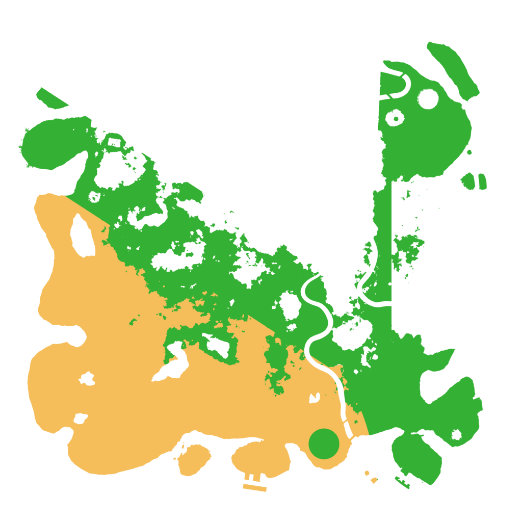 Biome Rust Map: Procedural Map, Size: 4500, Seed: 752299460