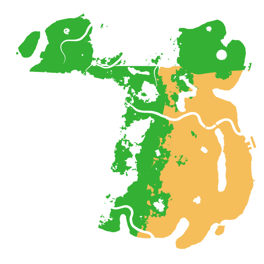 Biome Rust Map: Procedural Map, Size: 4500, Seed: 215032040