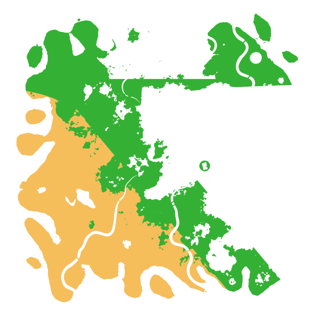 Biome Rust Map: Procedural Map, Size: 4750, Seed: 520261
