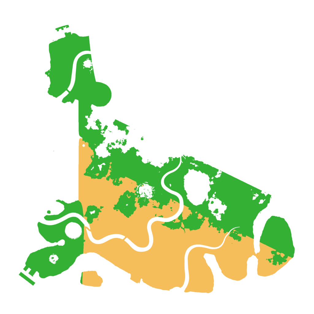 Biome Rust Map: Procedural Map, Size: 3500, Seed: 1239193863