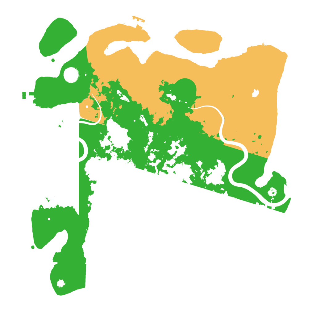 Biome Rust Map: Procedural Map, Size: 3650, Seed: 443584231