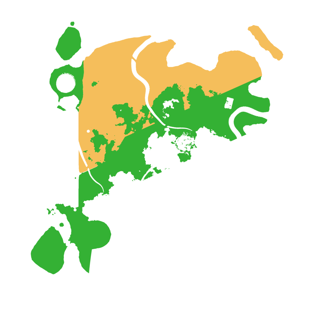 Biome Rust Map: Procedural Map, Size: 3000, Seed: 7986234